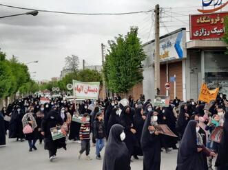 تجلی شکوه امت اسلامی در راهپیمایی روز قدس شهرستان بروجن