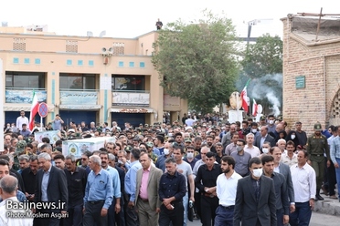 تشییع شهدای مدافع امنیت در شهرکرد