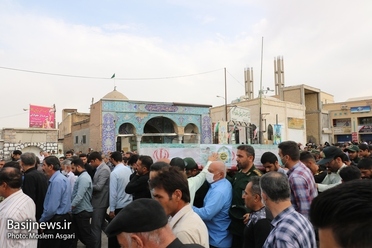 تشییع شهدای مدافع امنیت در شهرکرد