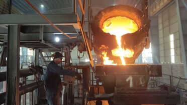 بازدید از واحد تولیدی شمش های فولادی در فرادنبه