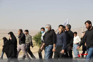 پیاده روی جاماندگان اربعین در شهرکرد