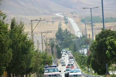 رژه خودرویی در شهر اردل