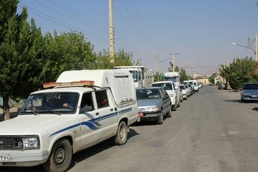 رژه خودرویی در شهر اردل