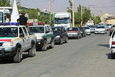 رژه خودرویی در شهر اردل