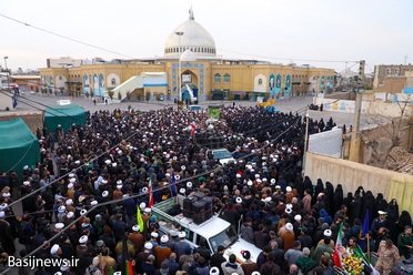 تشییع طلبه بسیجی شهیدحسن مختارزاده
عکس از علی بهرامی