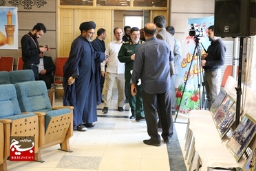 ورود سردار شریف معاون روابط عمومی و سخنگوی سپاه به محل برگزاری همایش روز خبرنگار در شهرکرد