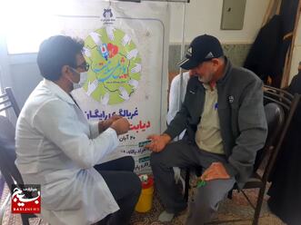 خدمات پزشکی دو گروه جهادی در روستای علی آباد نیزار