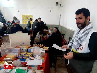 خدمات پزشکی دو گروه جهادی در روستای علی آباد نیزار