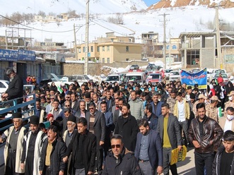 راهپیمایی باشکوه 22 بهمن در کوهرنگ