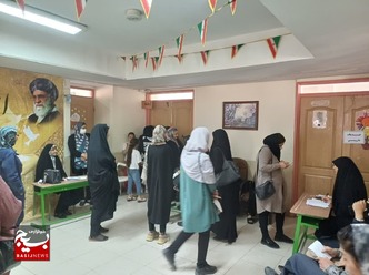 اردوی جهادی پزشکی در مدرسه طالب زاده شهر بهارستان