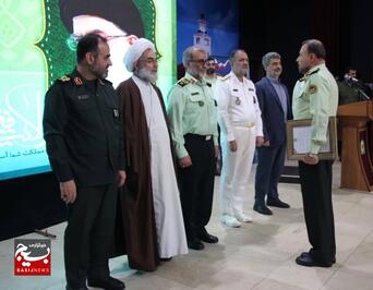 آئین تکریم و معارفه فرمانده نیروی انتظامی گیلان