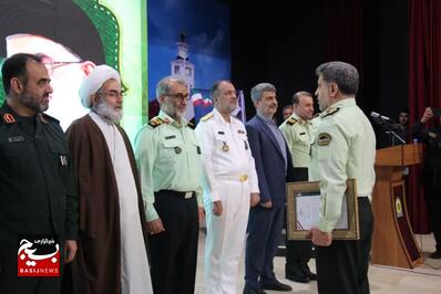 آئین تکریم و معارفه فرمانده نیروی انتظامی گیلان