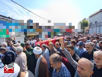 تشییع شهید مجتبی محمدحسینی