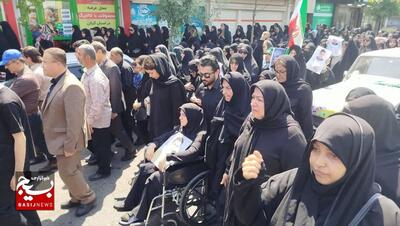 مراسم تشییع و تدفین پیکر شهید صدیقی صابر