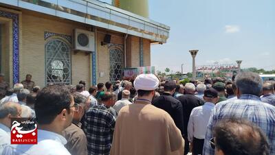 مراسم تشییع و تدفین پیکر شهید صدیقی صابر