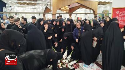 مراسم تشییع و تدفین پیکر شهید صدیقی صابر