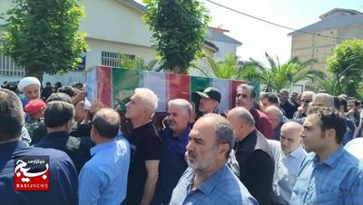 مراسم تشییع و تدفین پیکر شهید صدیقی صابر
