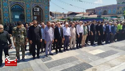 مراسم تشییع و تدفین پیکر شهید صدیقی صابر