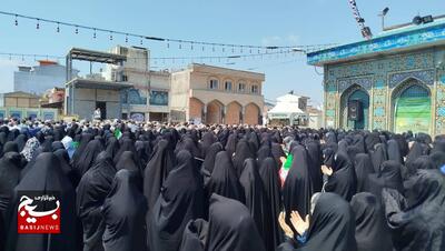 مراسم تشییع و تدفین پیکر شهید صدیقی صابر