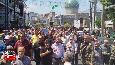 راهپیمایی جمعه خشم و نصر در گیلان