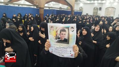مراسم سوم شهید سیدحمید رضا صدیقی صابر