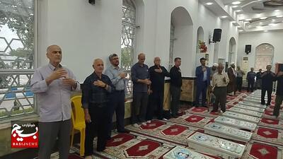 مراسم سوم شهید سیدحمید رضا صدیقی صابر