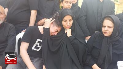 مراسم تشییع شهید حمید رضا فلاحی