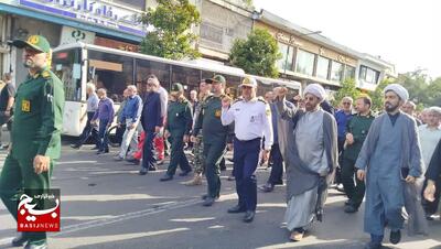 مراسم تشییع پیکر شهدای حمله تروریستی آستانه اشرفیه