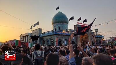 مراسم تشییع و تدفین پیکر شهدا