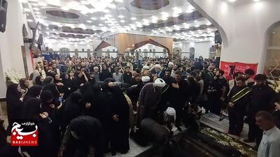 مراسم تشییع و تدفین پیکر شهدا