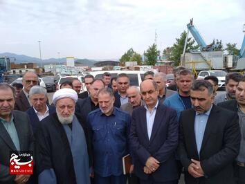 حضور مسئولان استانی در آستارا