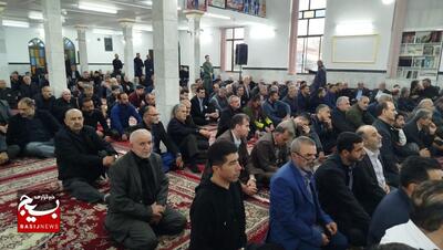 مراسم شهید مدافع امنیت علیرضا آقاجانی