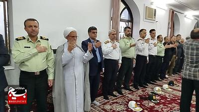 مراسم شهید مدافع امنیت علیرضا آقاجانی