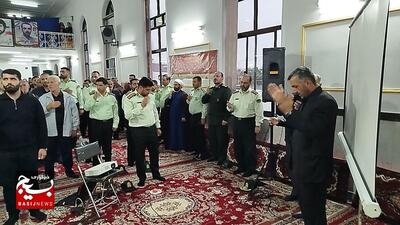 مراسم شهید مدافع امنیت علیرضا آقاجانی