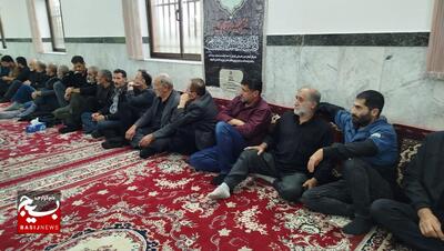 مراسم شهید مدافع امنیت علیرضا آقاجانی