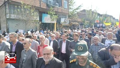 راهپیمایی ۱۳ آبان مردم گیلان