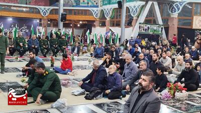 مراسم شهید سیرت نیا