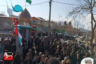 راهپیمایی باشکوه یوم الله ۲۲ بهمن در گیان