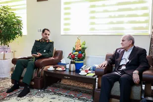 دیدار مدیرعامل کویرتایر با فرمانده سپاه انصارالرضا(ع) خراسان جنوبی