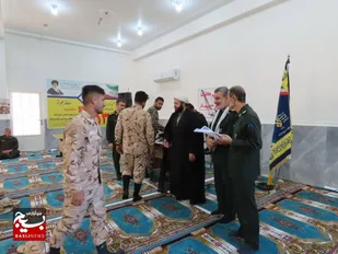 از سربازان سپاه شهرستان باغملک تجلیل به عمل آمد