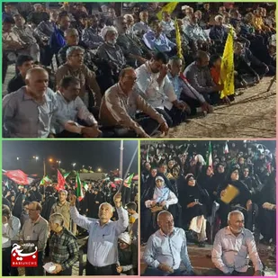 تداوم مقاومت حماسی مردم بندرهندیجان دراجتماع موج ۱۷۹
