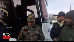بسیجیان گردان بیت المقدس ناحیه جوین به یاری مسافران گرفتار در برف و کولاک شتافتند