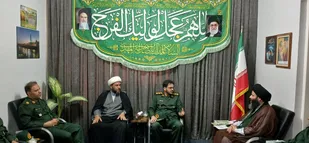 دیدار سبزپوشان شوش با امام جمعه شهرستان