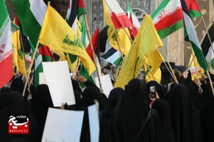 علوی تبار&zwnj;ها با اجتماع باشکوه طوفان الاقصی را جشن گرفتند