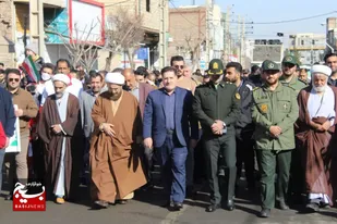 برگزاری راهپیمایی ۲۲بهمن در اشتهارد+تصاویر