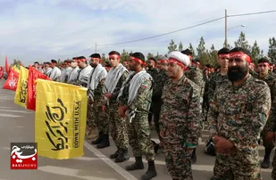 شکوه اجتماع اقتدار بسیجیان در مشهد+عکس