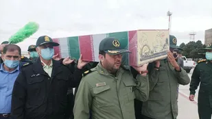 مراسم استقبال از پیکر مطهر شهید گمنام در  زاهدان