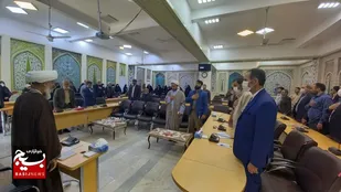 دیدار مداحان، شعرا و هیئات مذهبی با امام جمعه شهرکرد 1