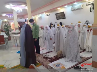 جشن عبادت دختران پاسداران سمنان برگزارگردید