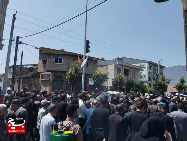 مراسم تشییع شهید حمید رضا فلاحی
